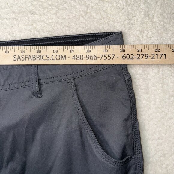 Prana Standard Straight Pants Cargo Pocket Size 40x32 Belted Nylon Gorpcore - Picture 8 of 9